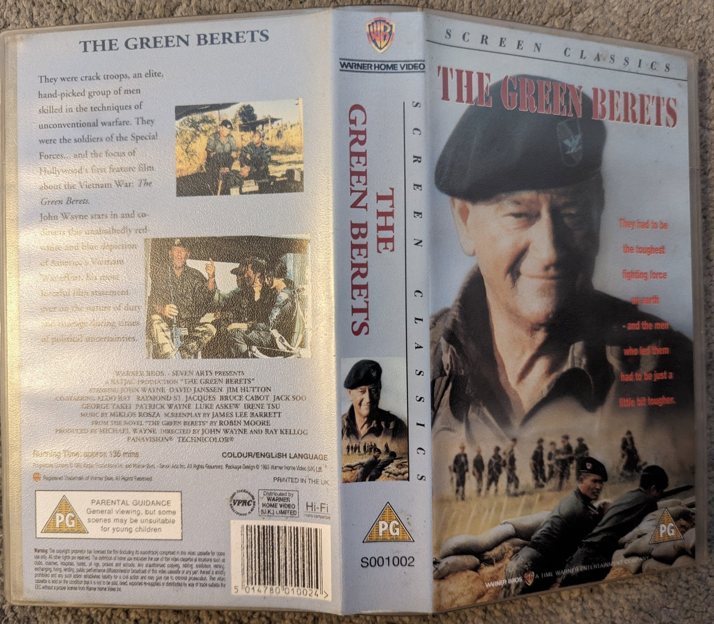 The Green Berets (1968) VHS Video - Flippin Retro Video Shop