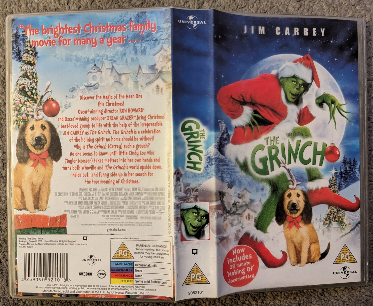 The Grinch (2000) VHS Video - Flippin Retro Video Shop