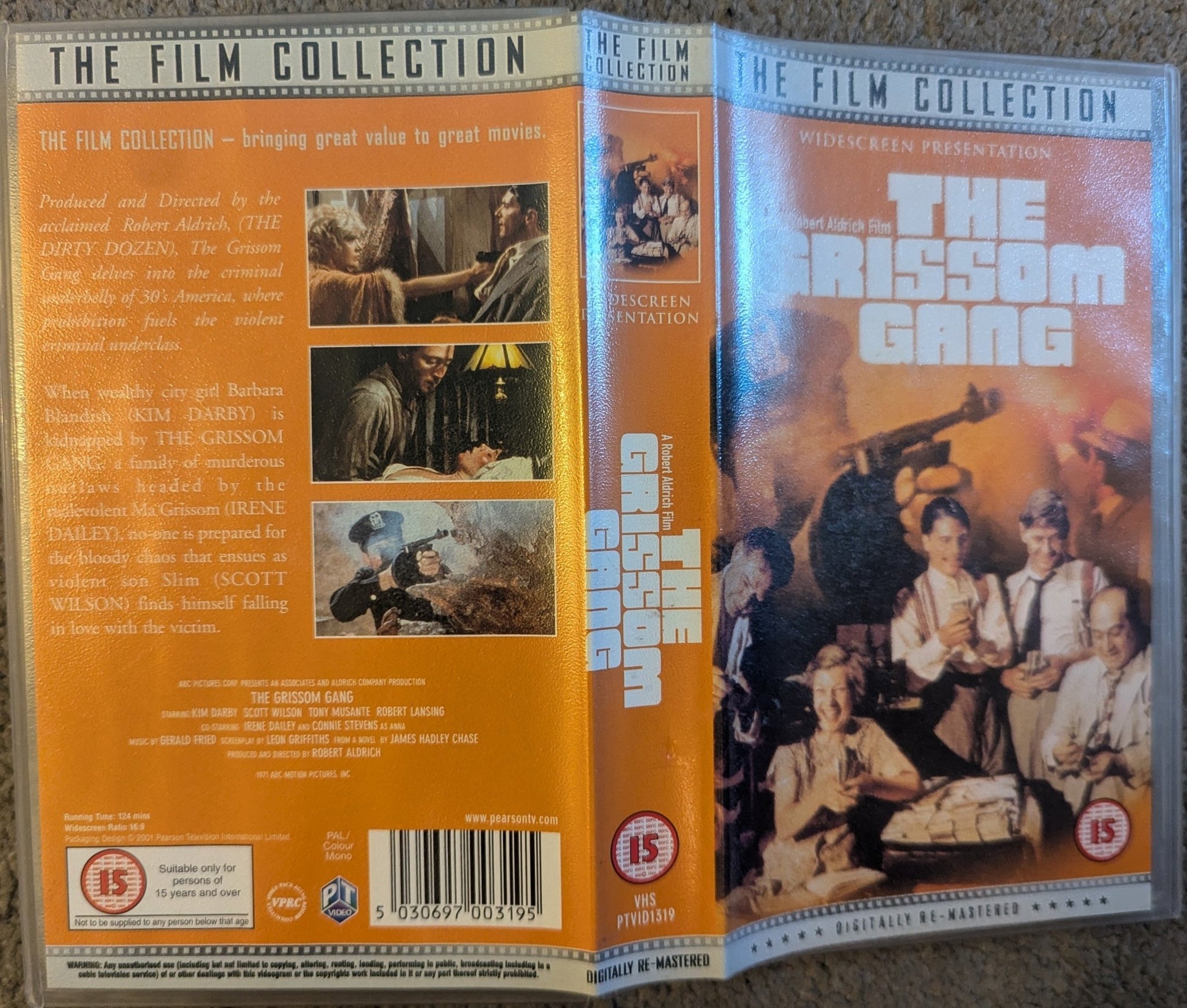 The Grissom Gang (1971) VHS Video - Flippin Retro Video Shop