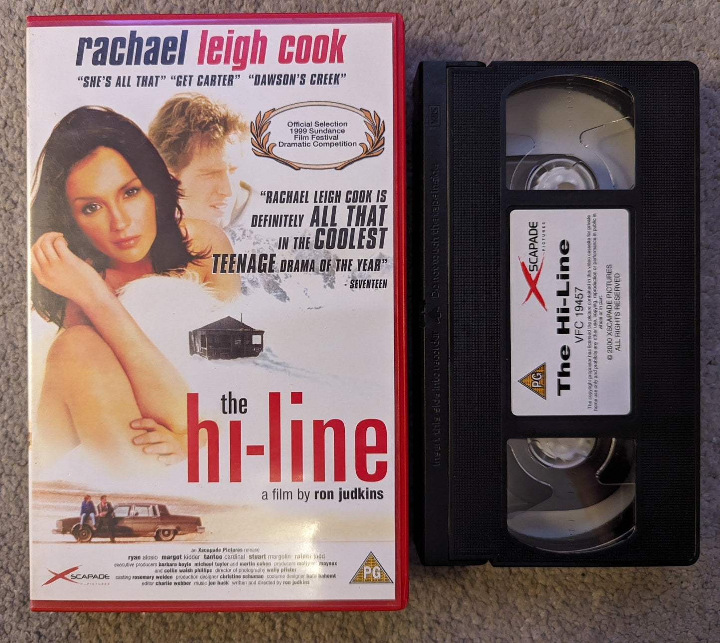 The Hi - Line (1999) VHS Video Ex Rental - Flippin Retro Video Shop