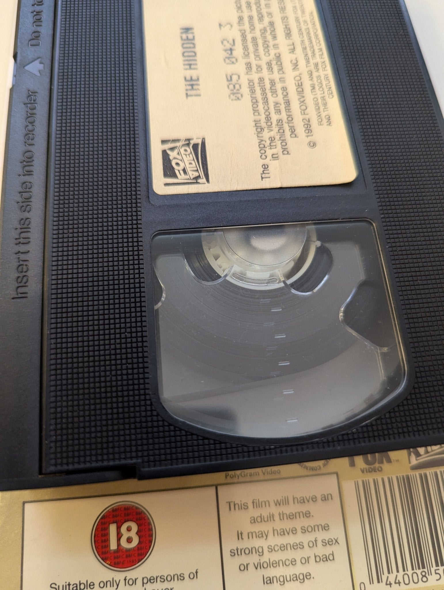 The Hidden (1987) VHS Video - Flippin Retro