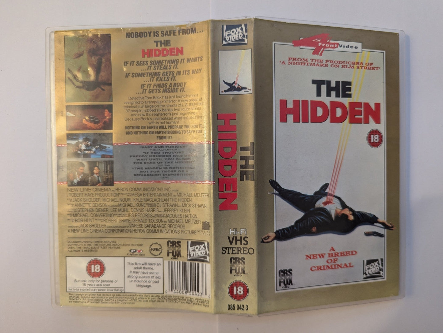 The Hidden (1987) VHS Video - Flippin Retro