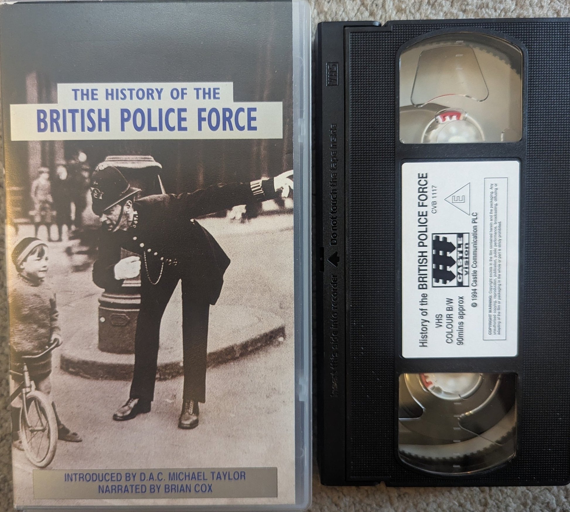 The History Of The British Police Force VHS Video - Flippin Retro Video Shop