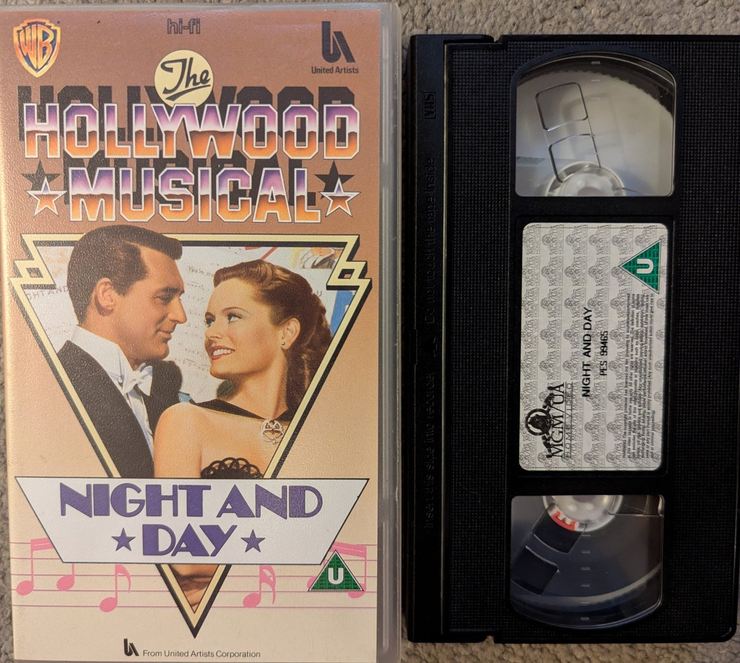 The Hollywood Musical Night and Day (1946) VHS Video - Flippin Retro Video Shop