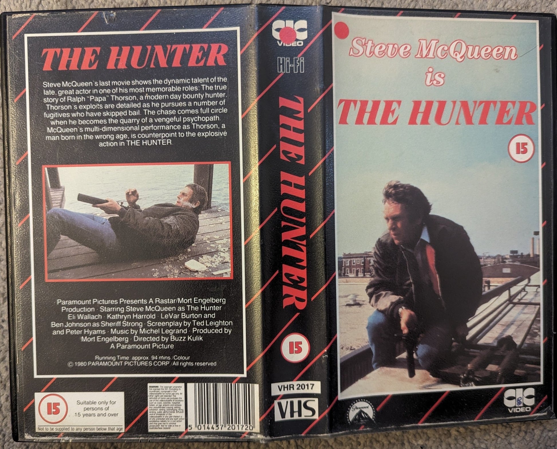 The Hunter (1980) VHS Video - Flippin Retro Video Shop