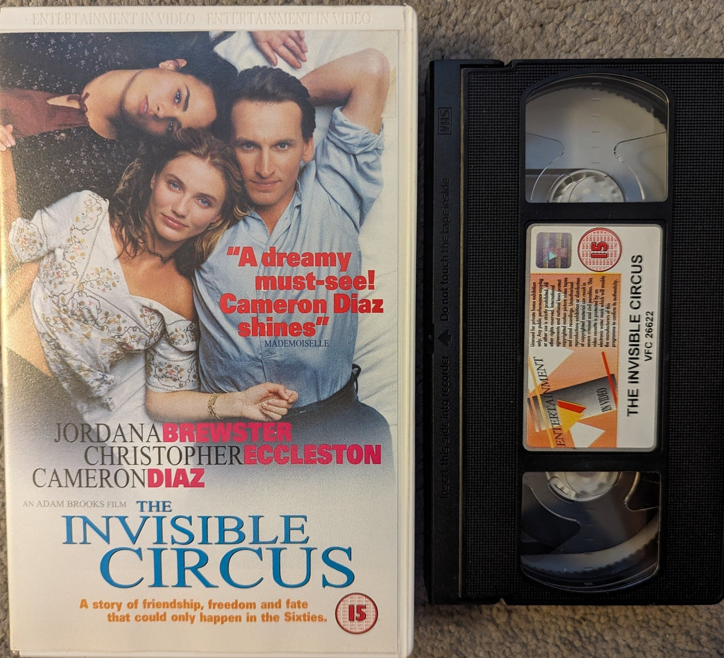 The Invisible Circus (2001) VHS Video Ex Rental - Flippin Retro Video Shop