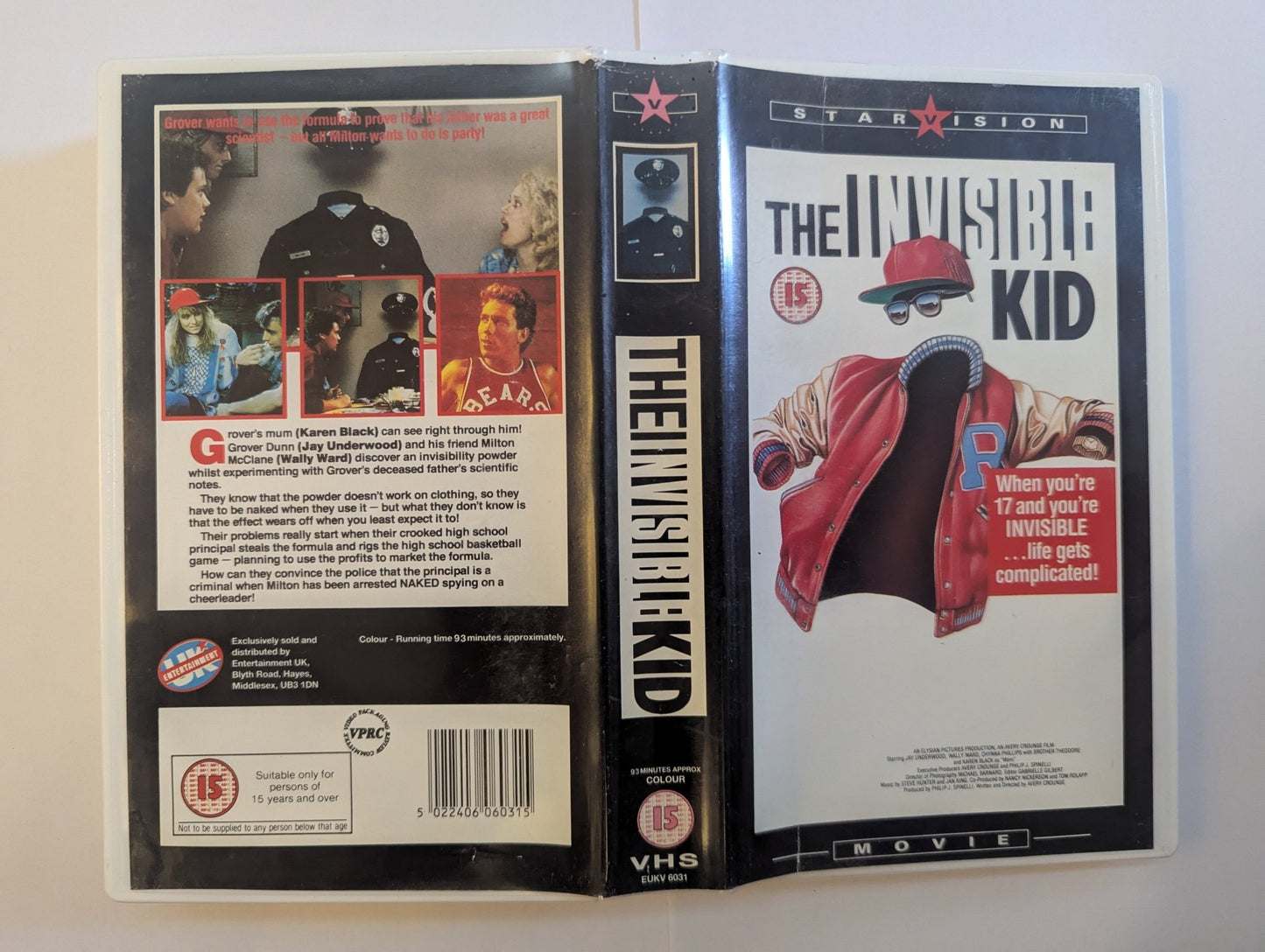 The Invisible Kid (1988) VHS Video - Flippin Retro Video Shop