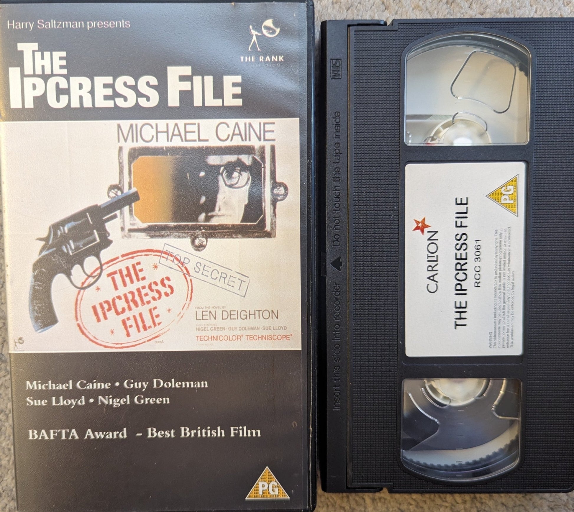 The Ipcress File (1965) VHS Video - Flippin Retro Video Shop