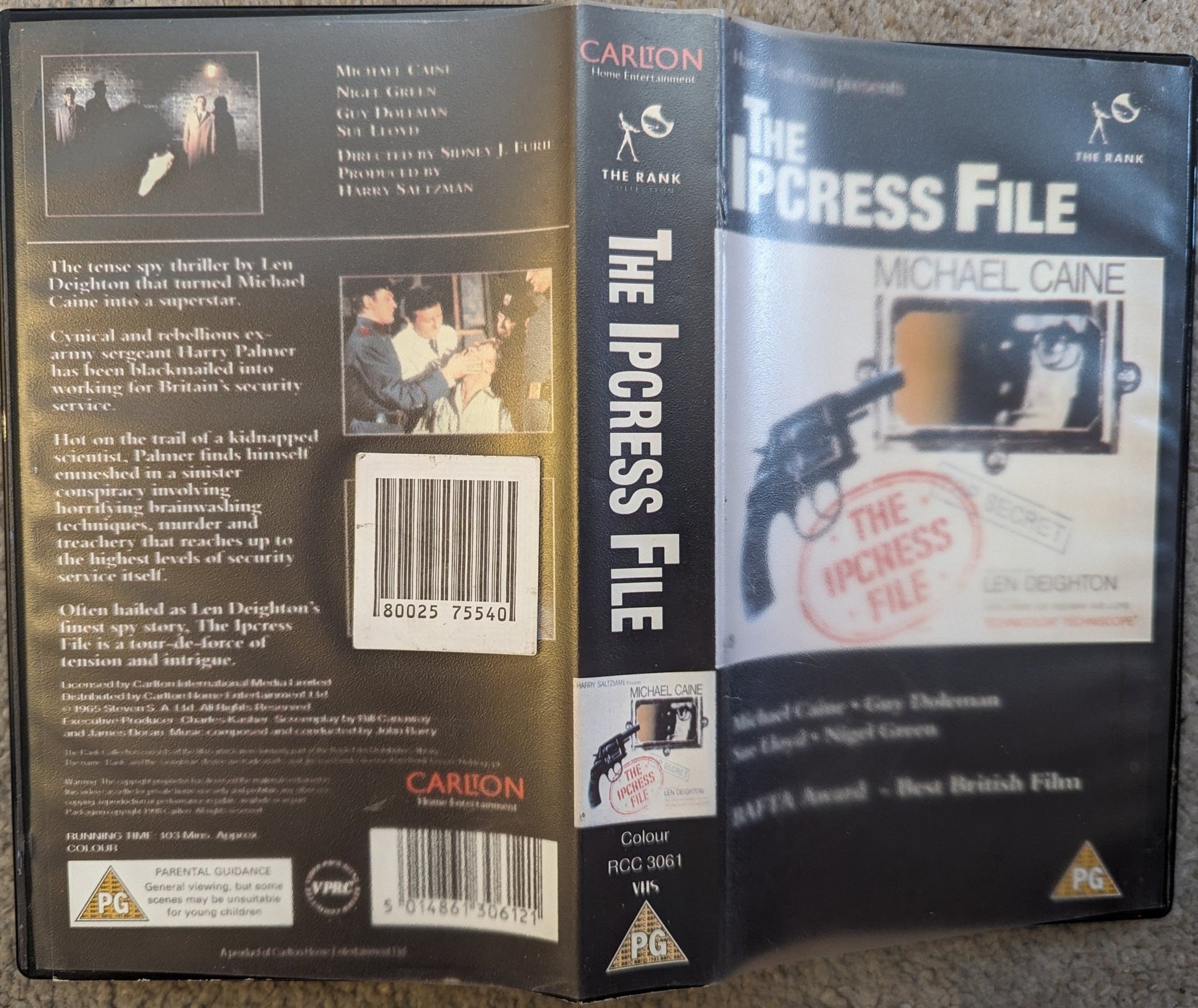 The Ipcress File (1965) VHS Video - Flippin Retro Video Shop