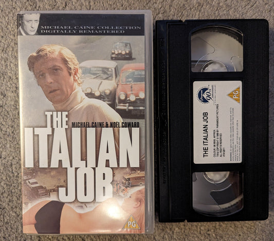 The Italian Job (1969) VHS Video - Flippin Retro Video Shop