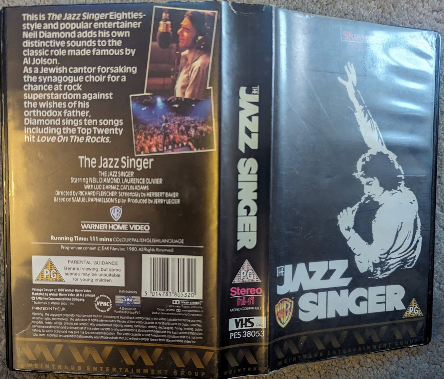 The Jazz Singer (1980) VHS Video - Flippin Retro Video Shop