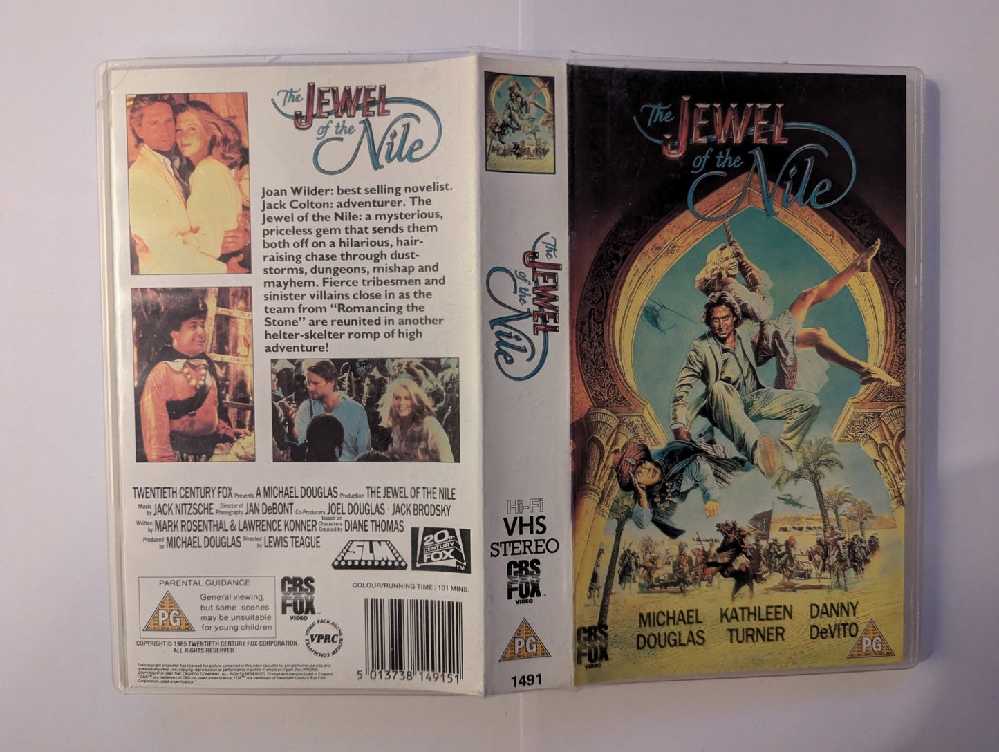 The Jewel Of The Nile (1985) VHS Video - Flippin Retro Video Shop