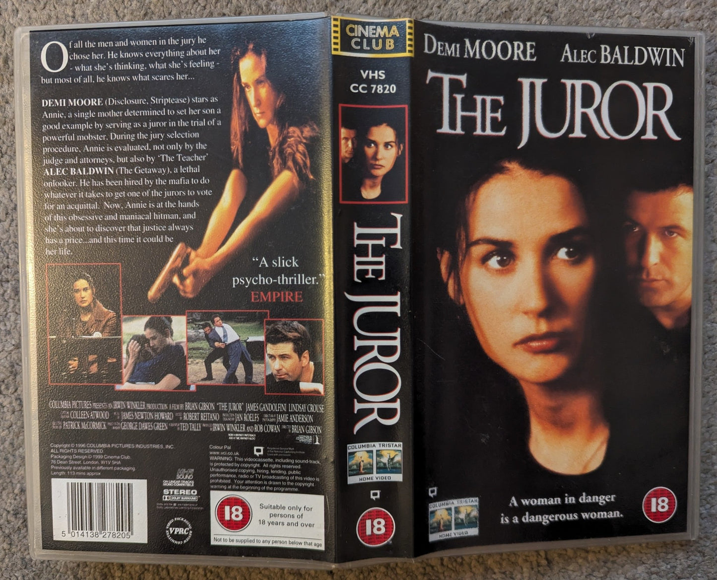 The Juror (1996) VHS Video - Flippin Retro Video Shop