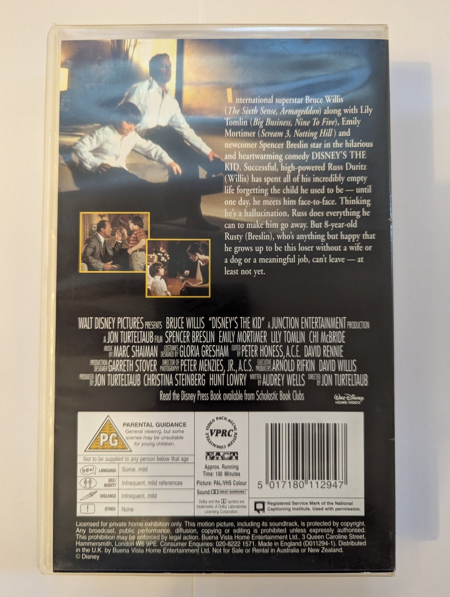 The Kid (2000) VHS Video Ex Rental - Flippin Retro Video Shop