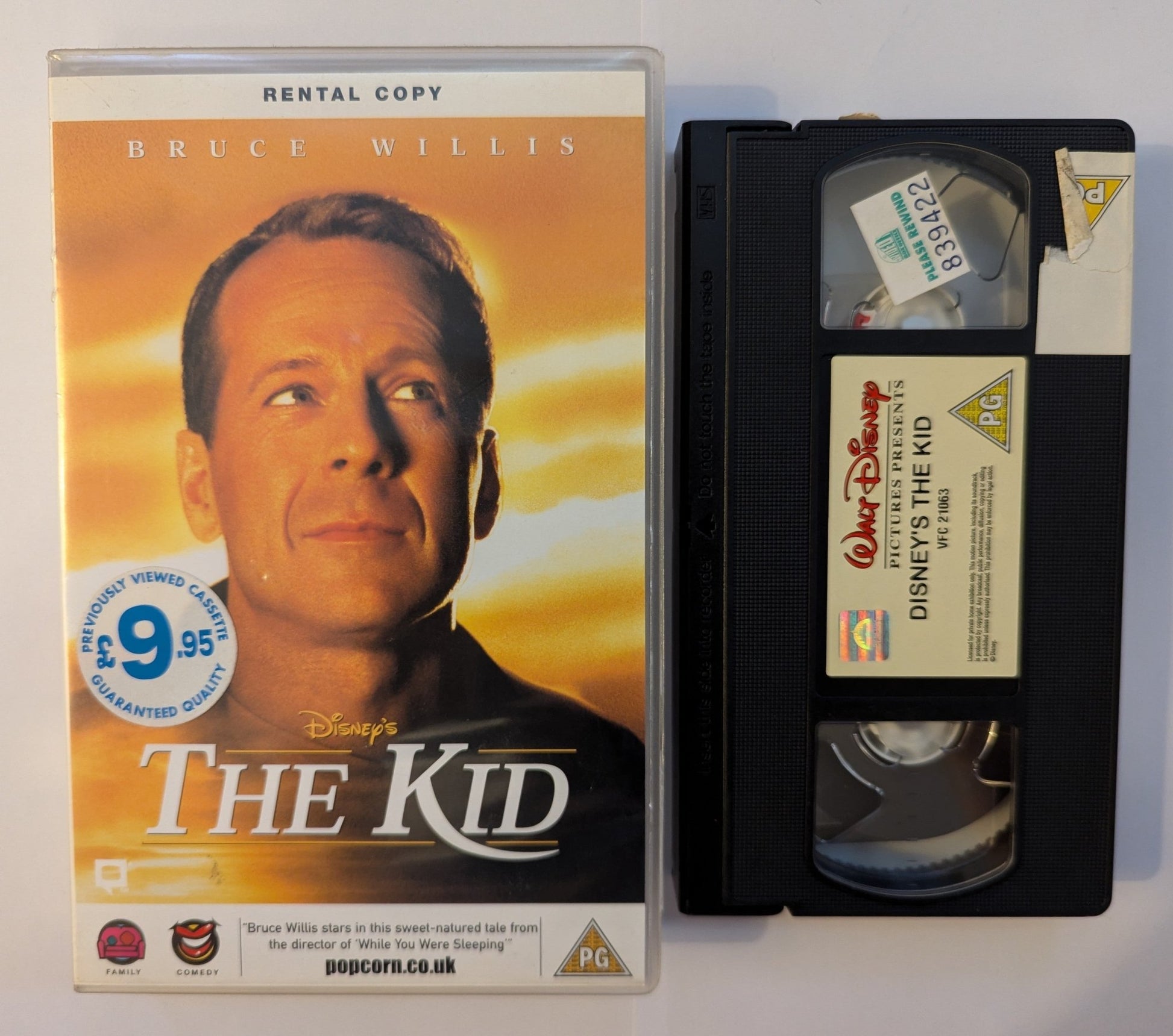 The Kid (2000) VHS Video Ex Rental - Flippin Retro Video Shop