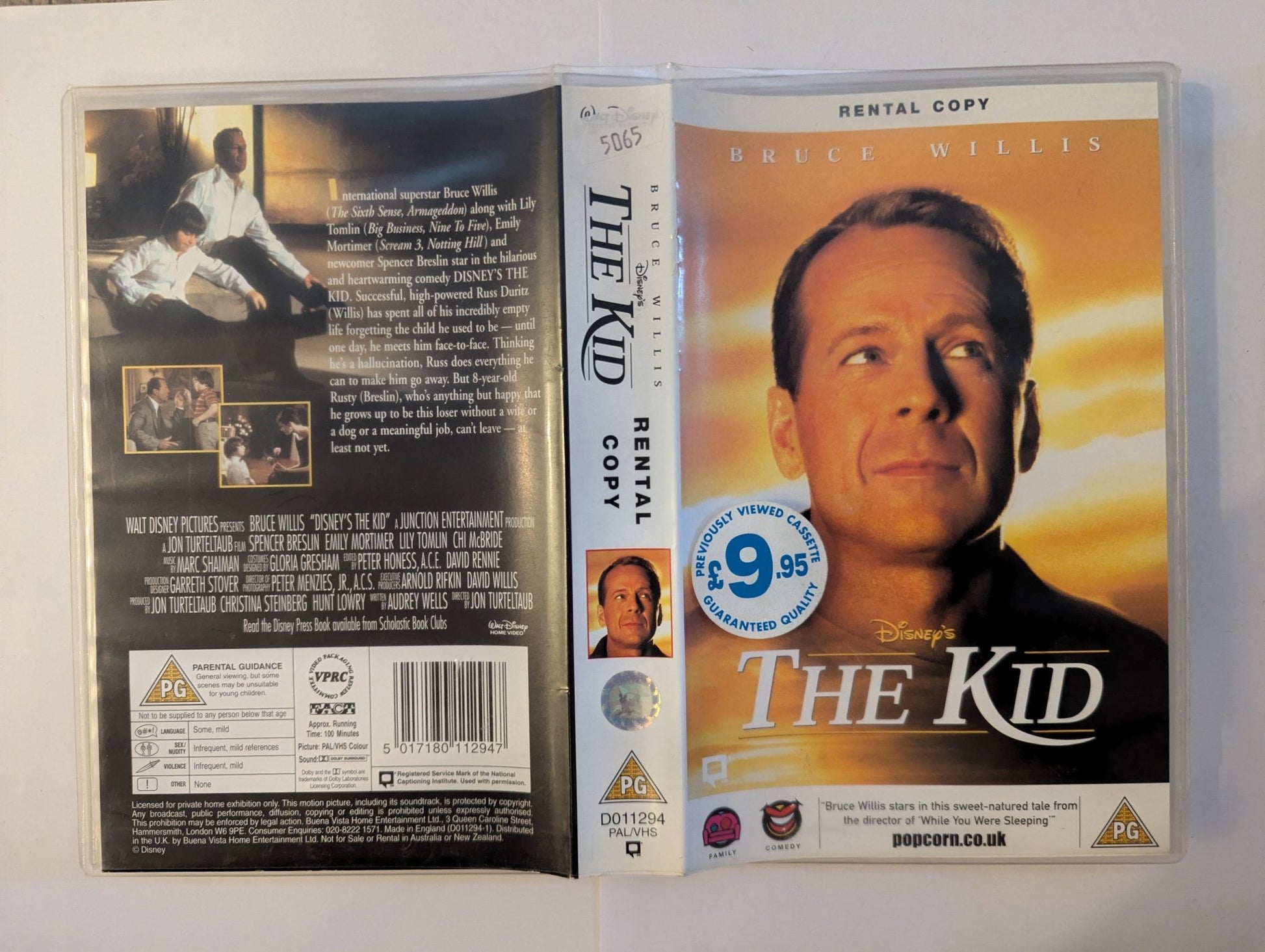 The Kid (2000) VHS Video Ex Rental - Flippin Retro Video Shop