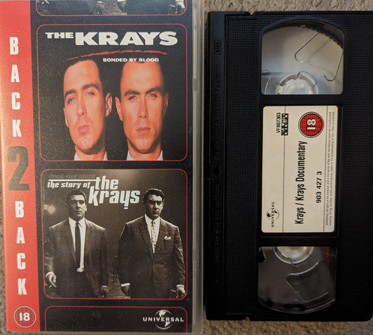 The Krays & The Story Of The Krays (1990) VHS Video Hollywood - Flippin Retro Video Shop