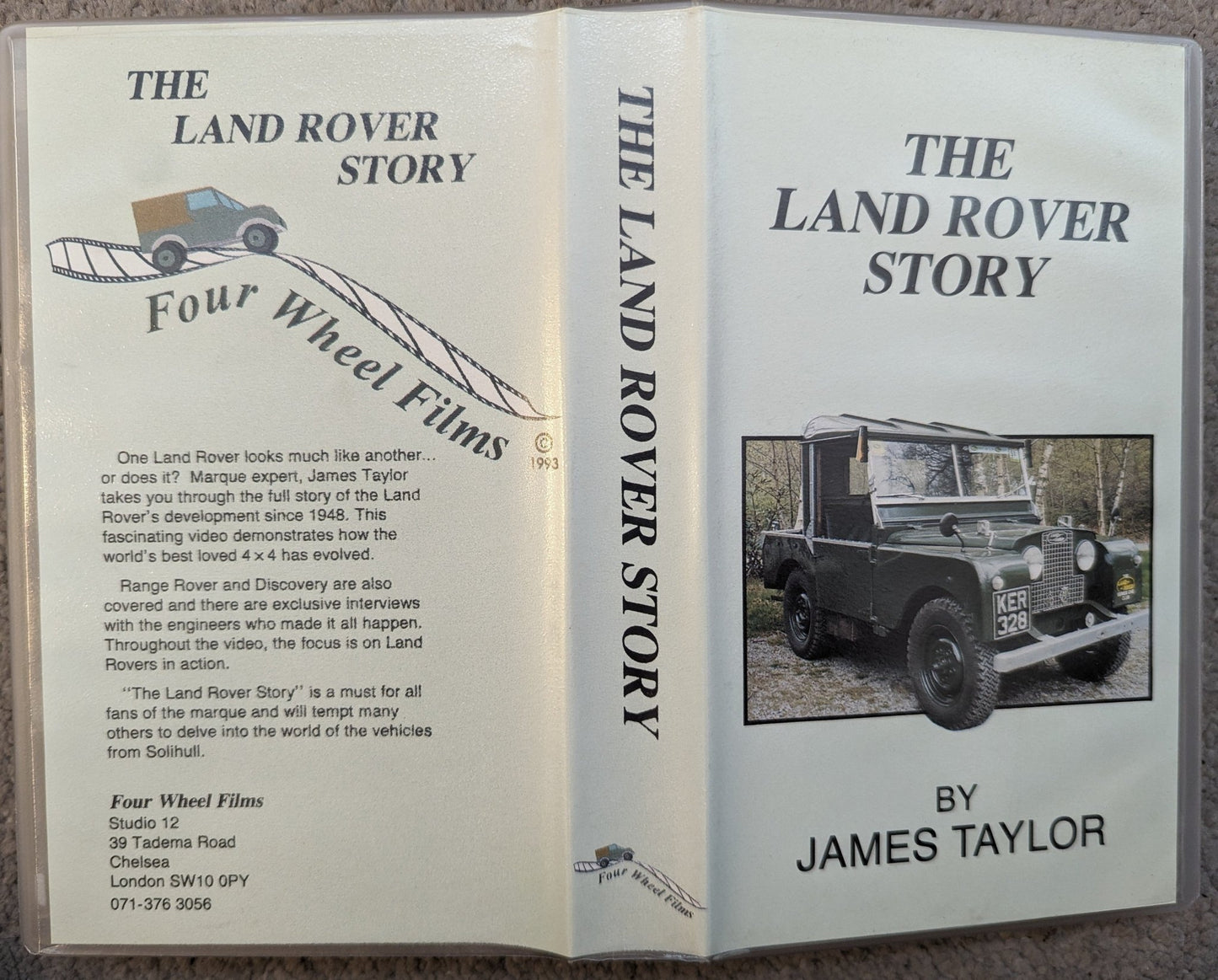 The Land Rover Story VHS Video - Flippin Retro Video Shop