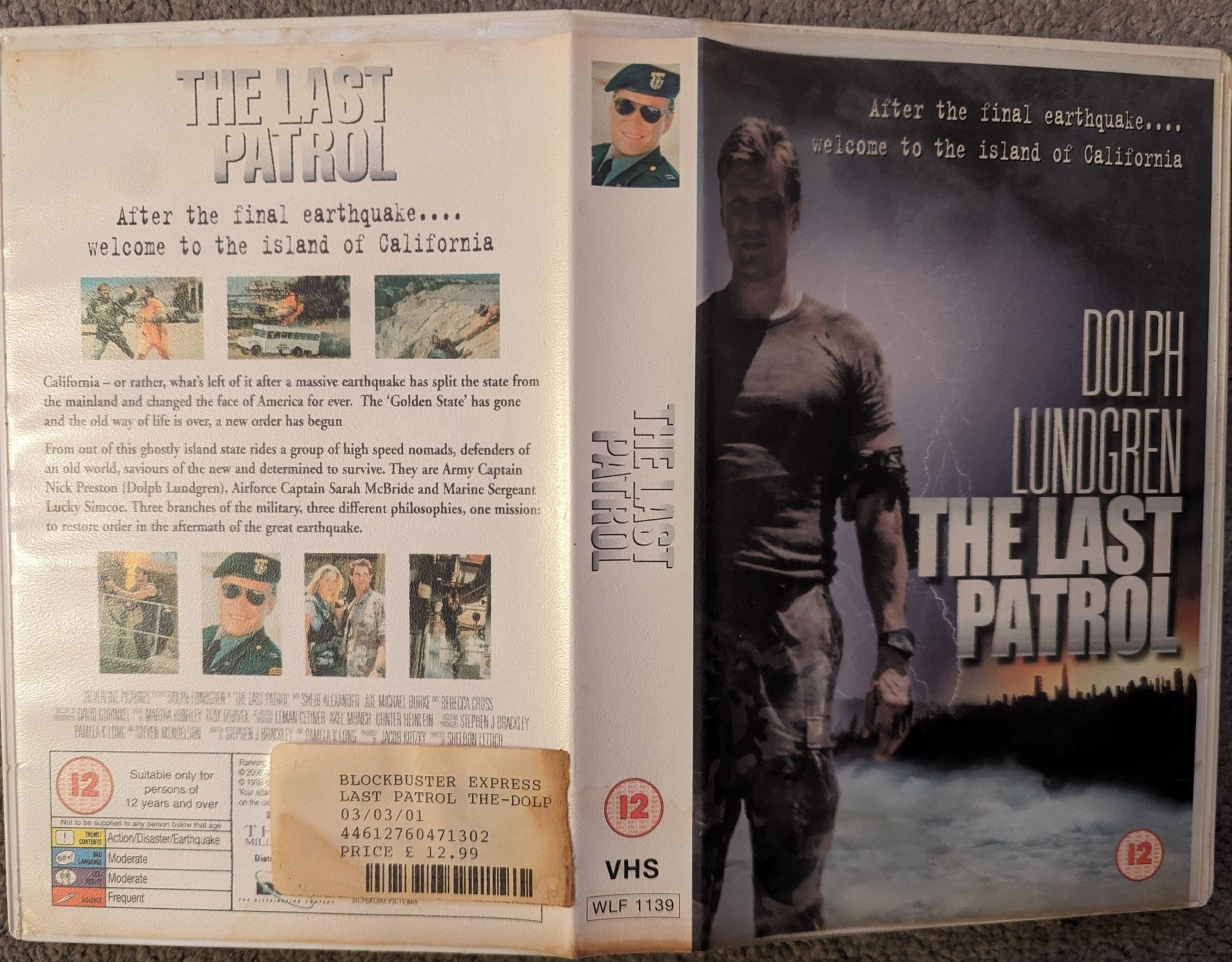 The Last Patrol (2000) VHS Video Ex Rental - Flippin Retro Video Shop