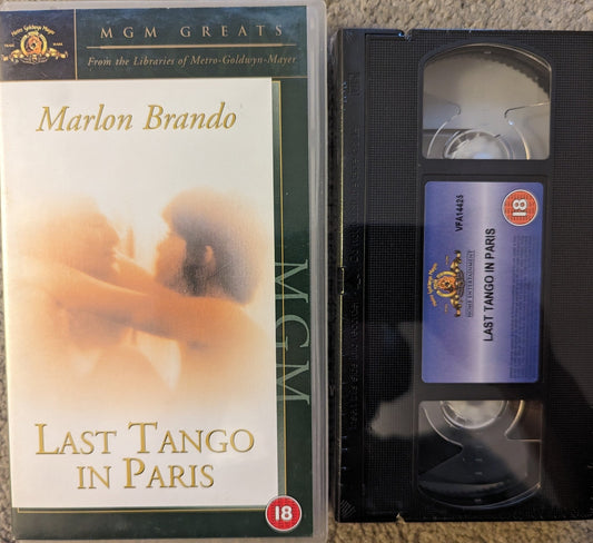 The Last Tango In Paris (1972) VHS Video *Sealed* - Flippin Retro Video Shop