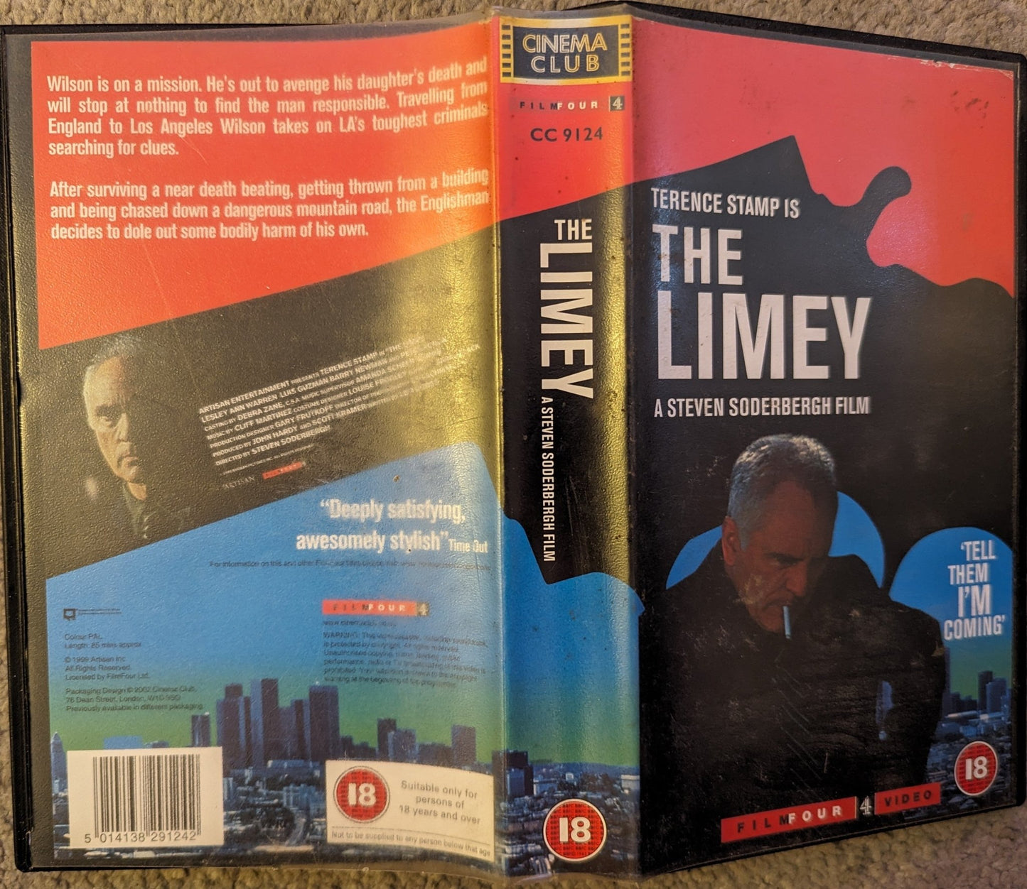 The Limey (1999) VHS Video Cinema Club - Flippin Retro Video Shop