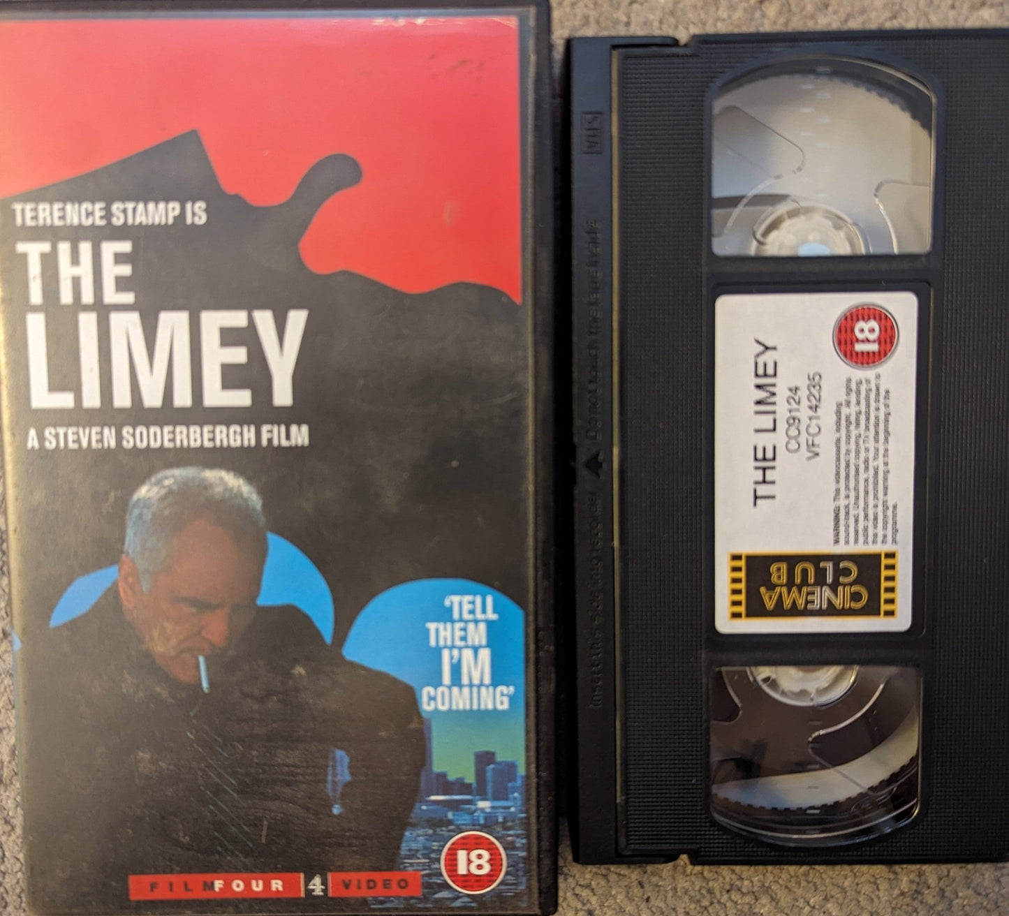 The Limey (1999) VHS Video Cinema Club - Flippin Retro Video Shop