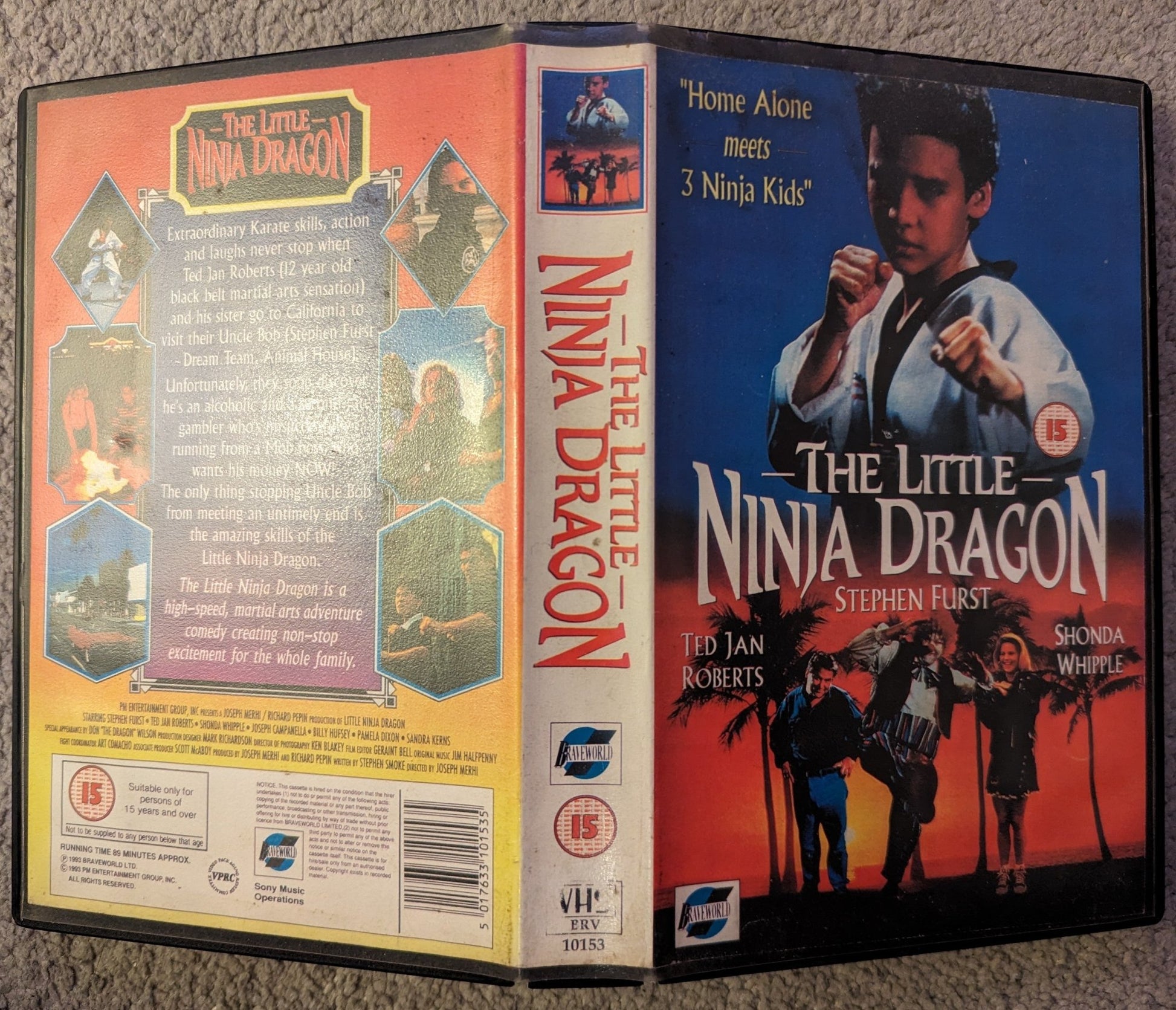 The Little Ninja Dragon (1993) VHS Video Ex Rental - Flippin Retro Video Shop