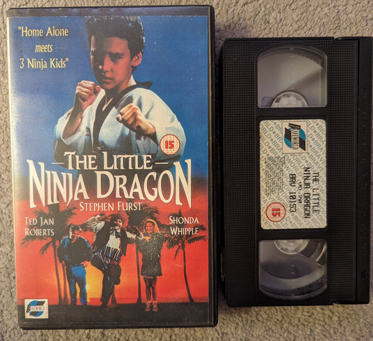 The Little Ninja Dragon (1993) VHS Video Ex Rental - Flippin Retro Video Shop