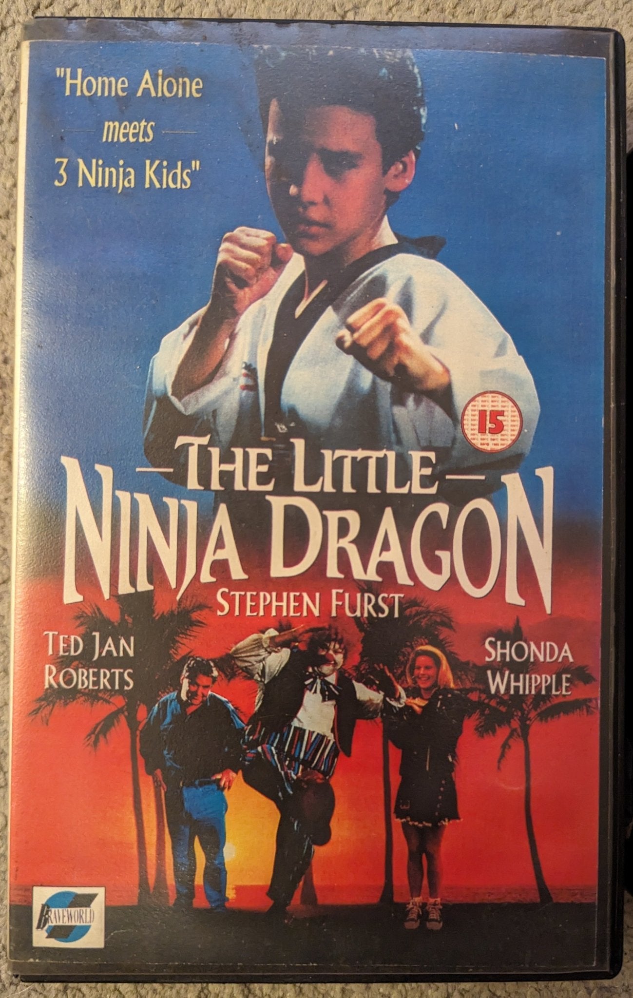 The Little Ninja Dragon (1993) VHS Video Ex Rental - Flippin Retro Video Shop