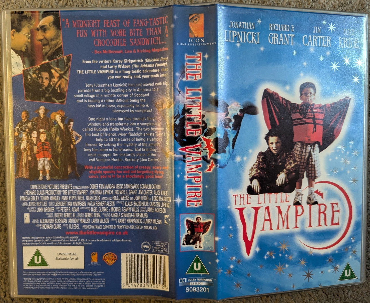 The Little Vampire (2000) VHS Video - Flippin Retro Video Shop