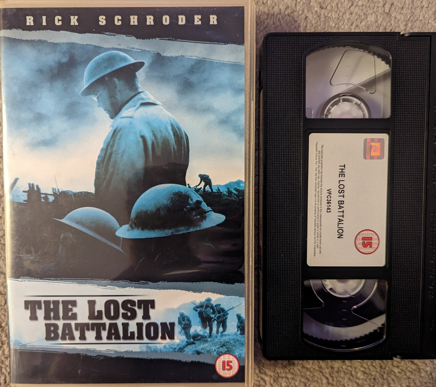 The Lost Battalion (2001) VHS Video Ex Rental - Flippin Retro Video Shop