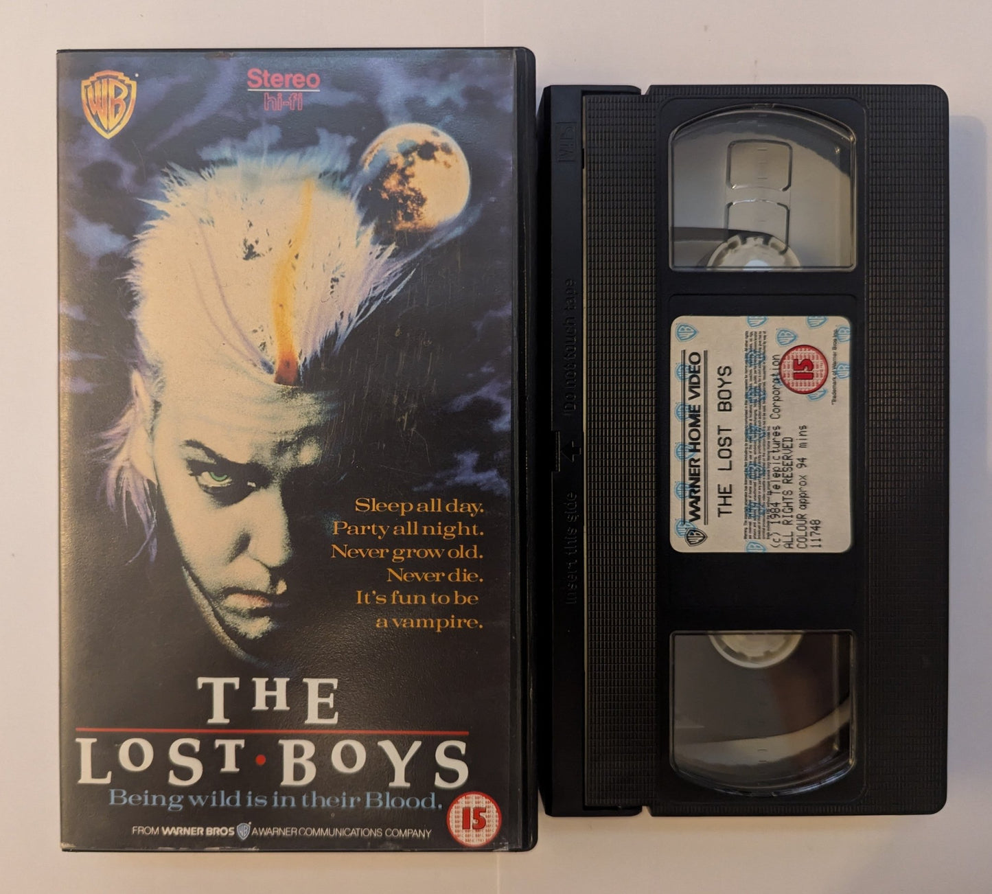 The Lost Boys (1987) VHS Video Warner Embossed - Flippin Retro