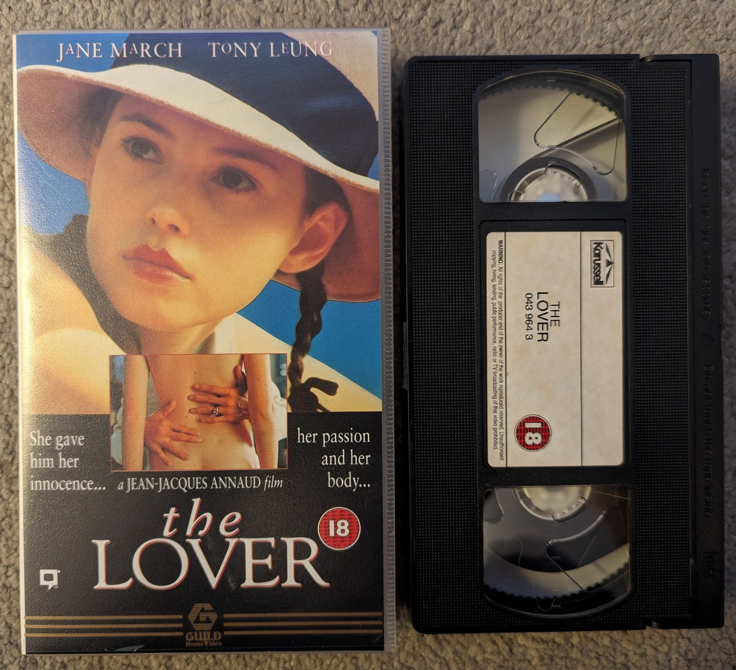 The Lover (1992) VHS Video - Flippin Retro Video Shop