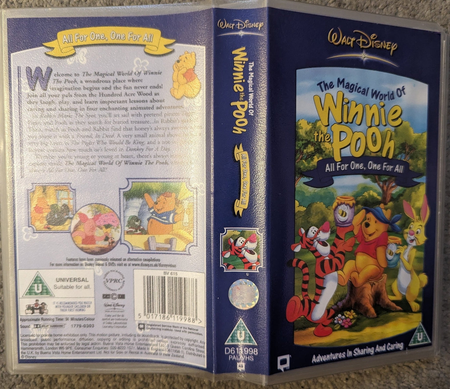 The Magical World Of Winnie The Pooh VHS Video - Flippin Retro Video Shop