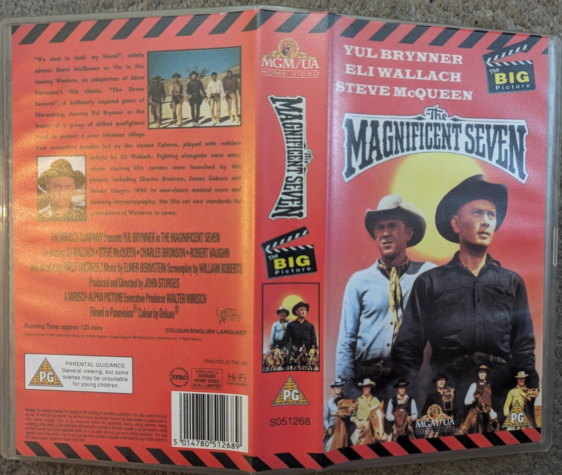 The Magnificent Seven (1960) VHS Video *Sealed* - Flippin Retro Video Shop