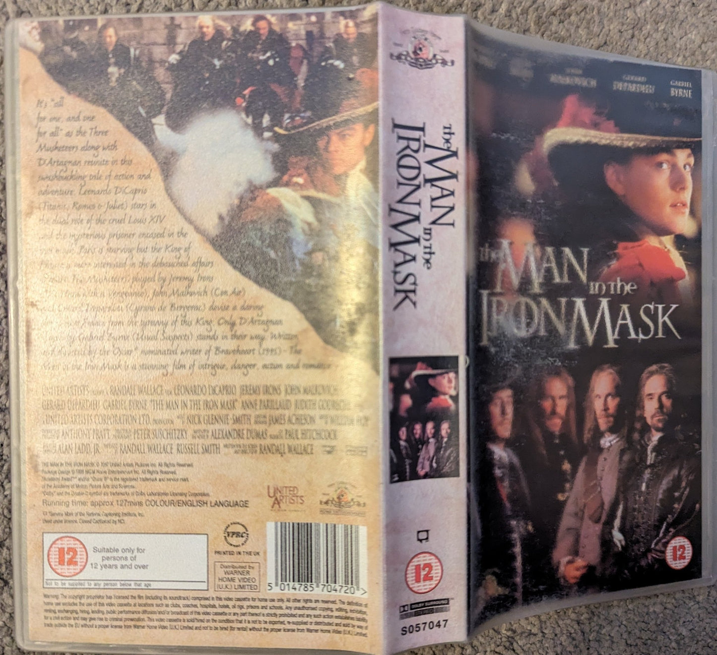 The Man In The Iron Mask (1998) VHS Video - Flippin Retro Video Shop