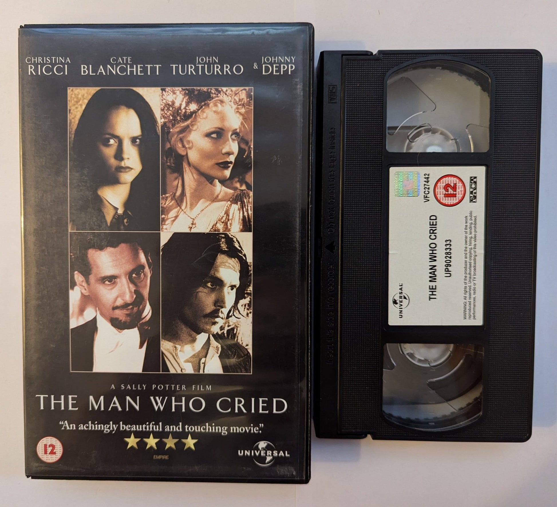 The Man Who Cried (2000) VHS Video Ex Rental - Flippin Retro Video Shop