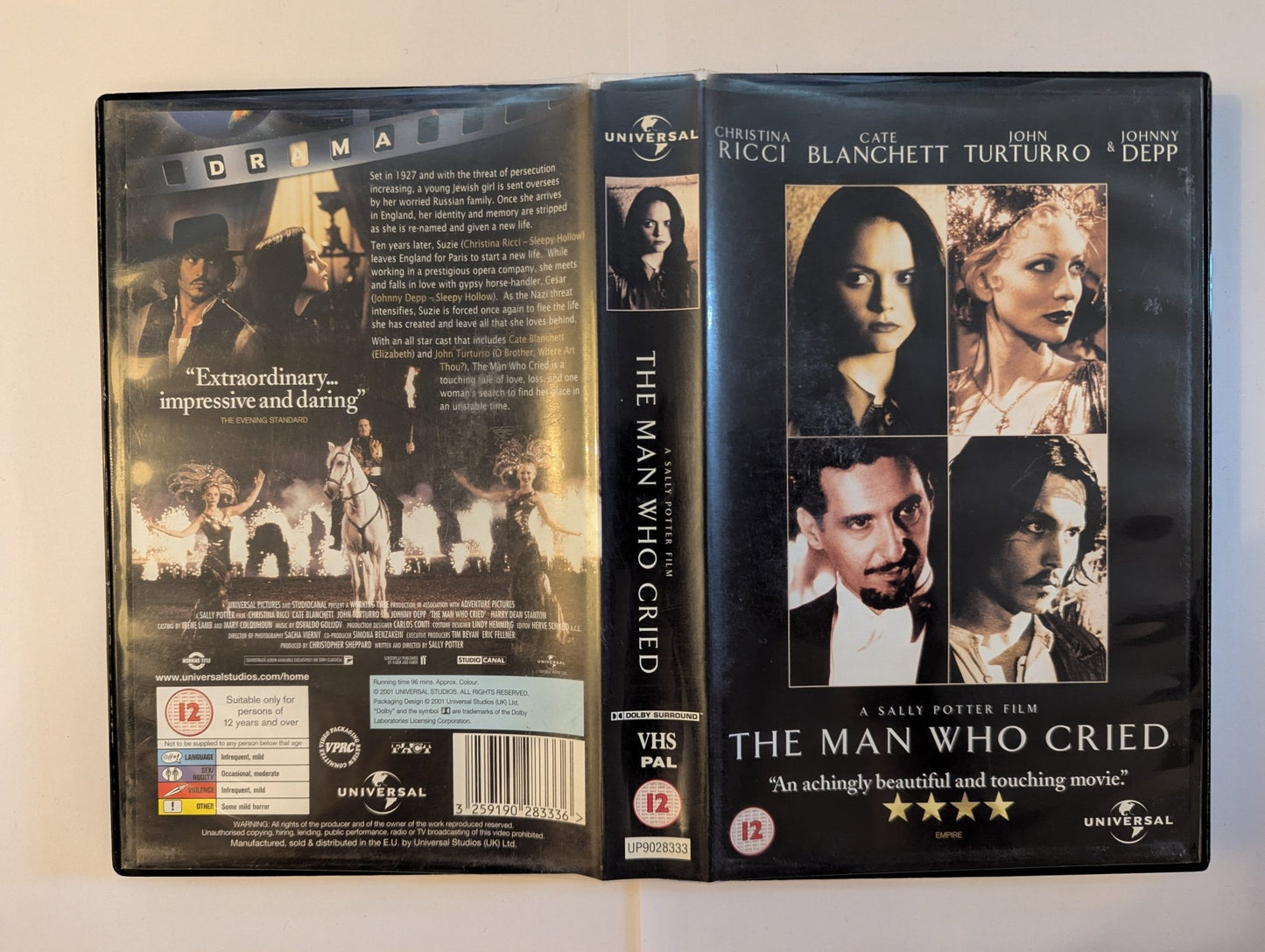 The Man Who Cried (2000) VHS Video Ex Rental - Flippin Retro Video Shop