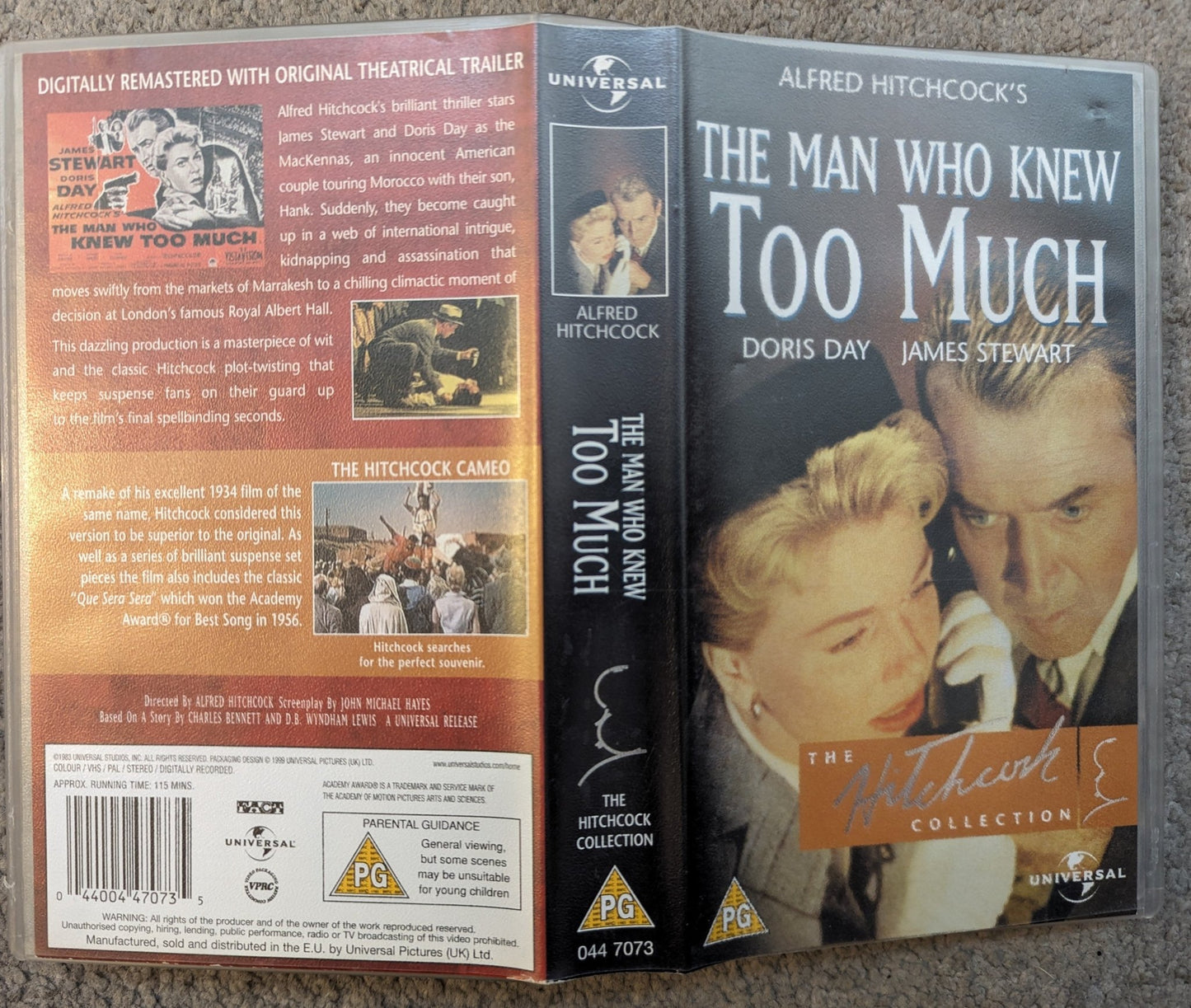 The Man Who Knew Too Much (1956) VHS Video Wide - screen - Flippin Retro Video Shop