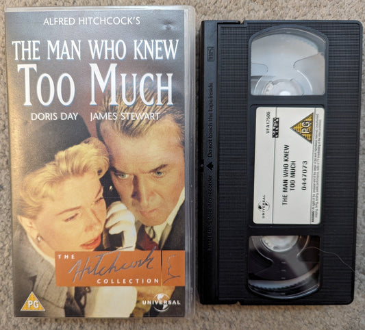 The Man Who Knew Too Much (1956) VHS Video Wide - screen - Flippin Retro Video Shop