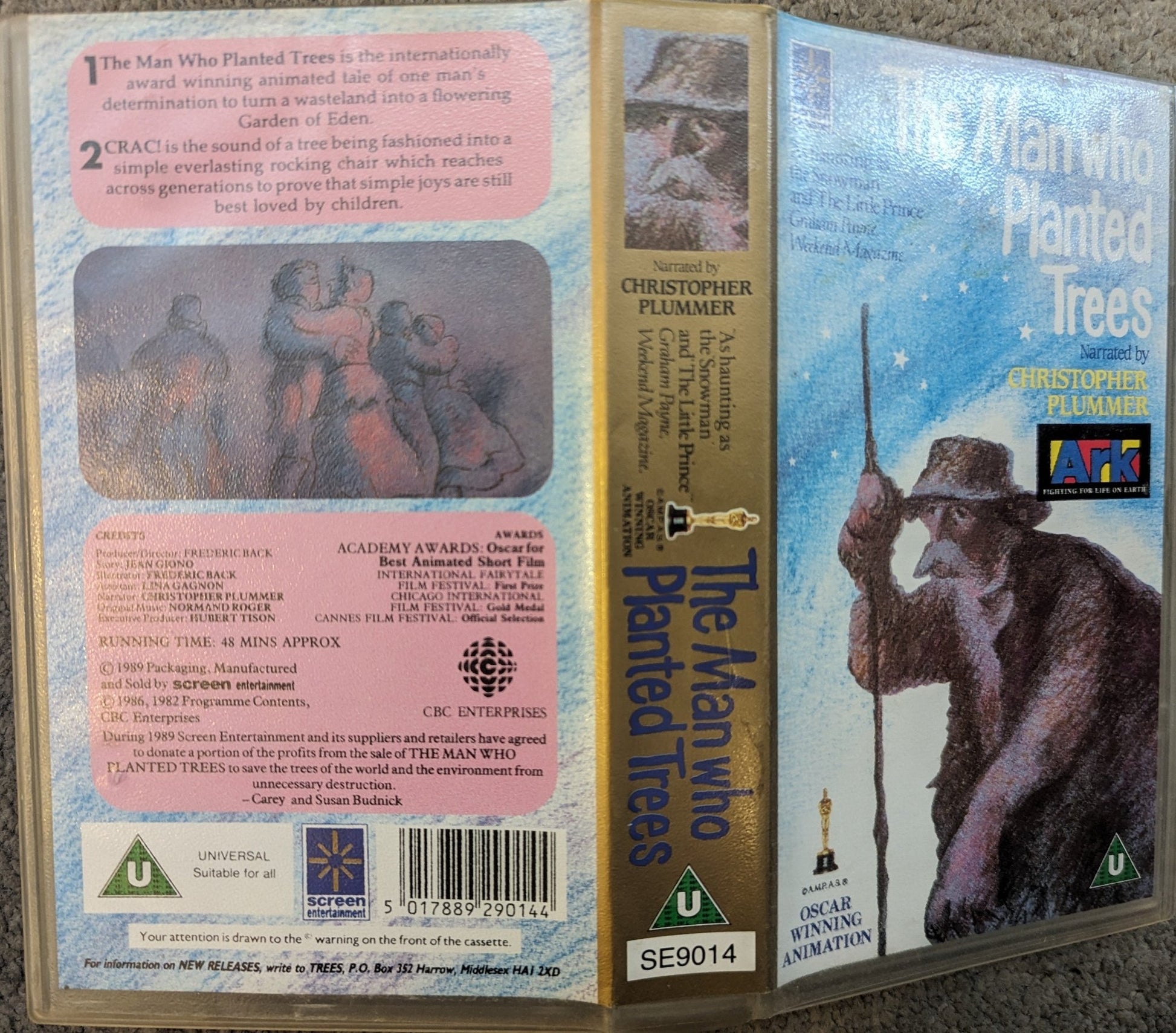 The Man Who Planted Trees VHS Video - Flippin Retro Video Shop