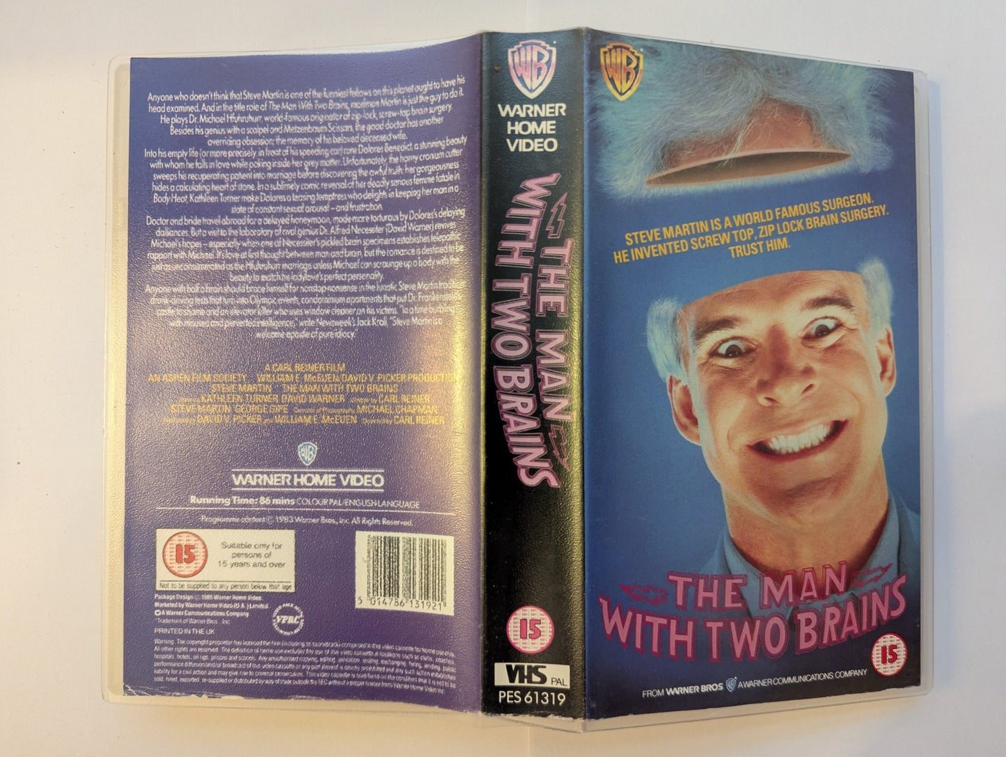 The Man With Two Brains (1983) VHS Video - Flippin Retro