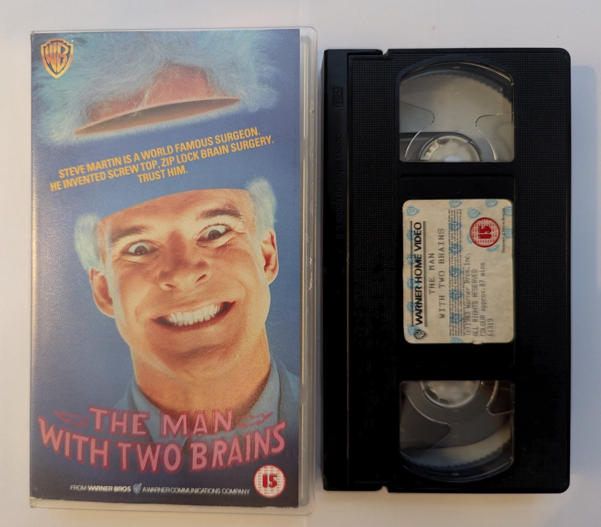 The Man With Two Brains (1983) VHS Video - Flippin Retro