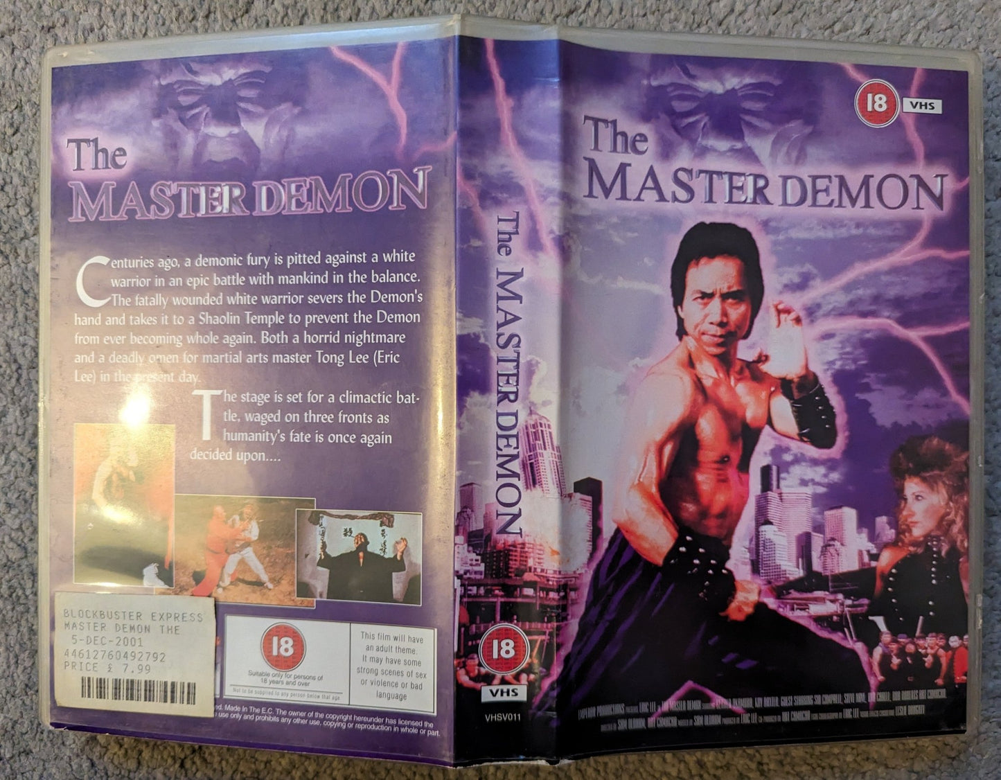 The Master Demon (1991) VHS Video Ex Rental - Flippin Retro Video Shop