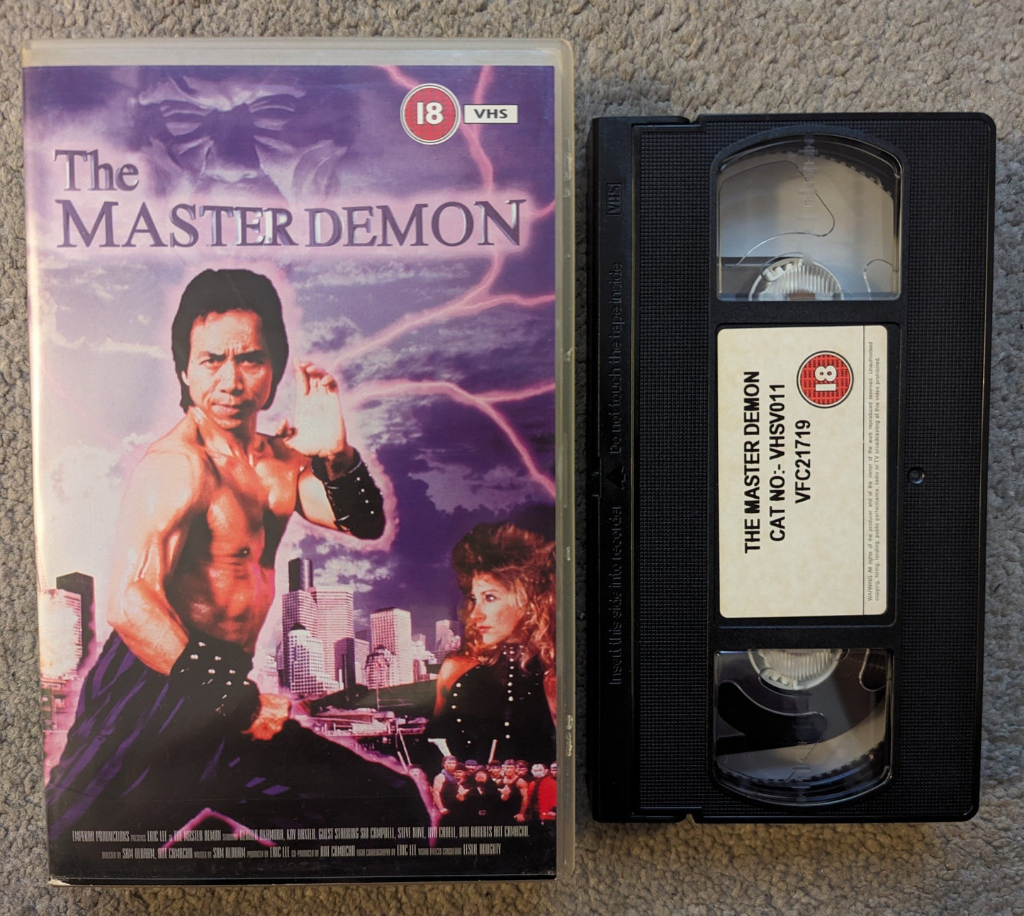 The Master Demon (1991) VHS Video Ex Rental - Flippin Retro Video Shop