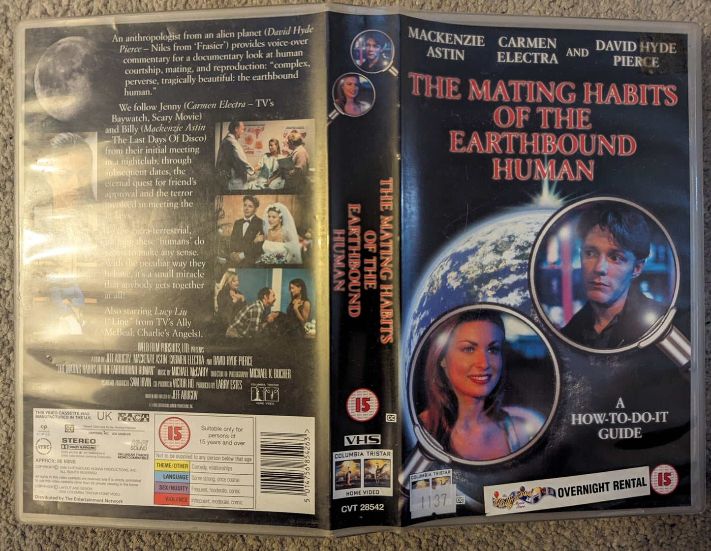 The Mating Habits Of The Earthbound Human (1999) VHS Video Ex Rental - Flippin Retro Video Shop