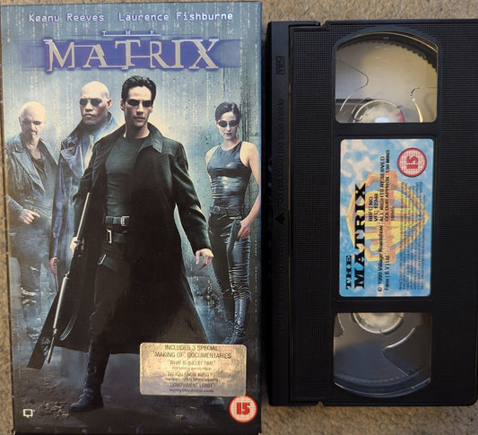 The Matrix (1999) VHS Video - Flippin Retro Video Shop