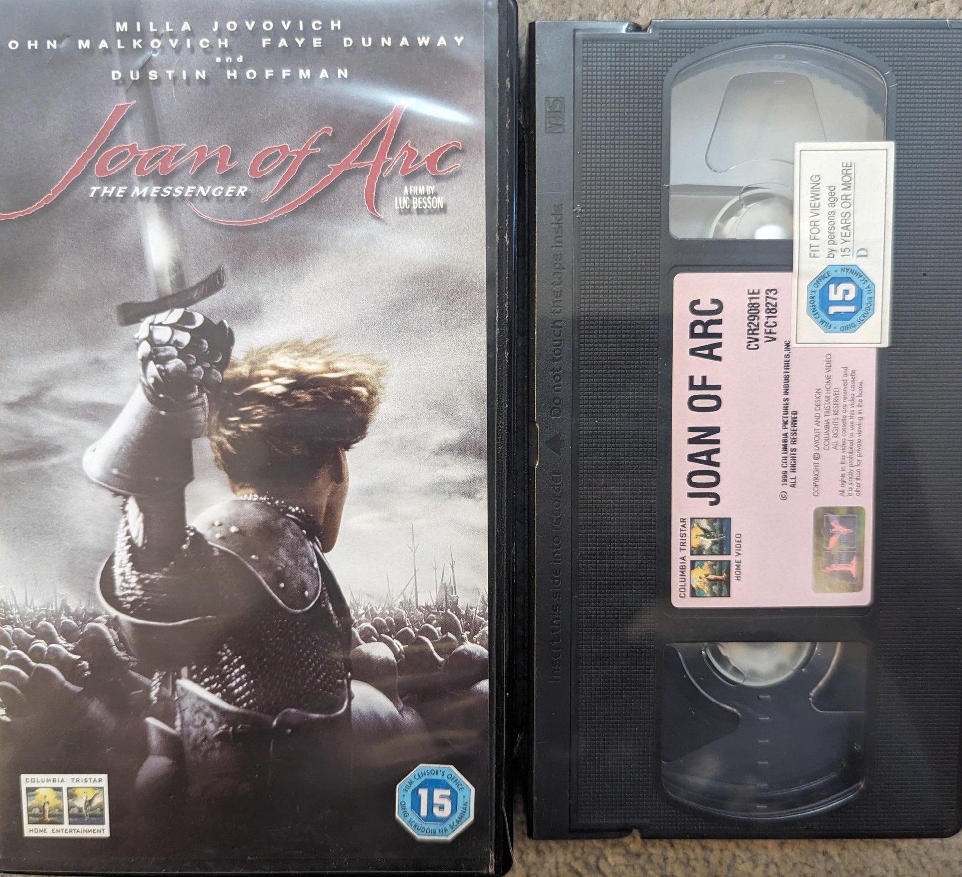 The Messenger The Story Joan Of Arc (1999) VHS Video *sealed* - Flippin Retro Video Shop