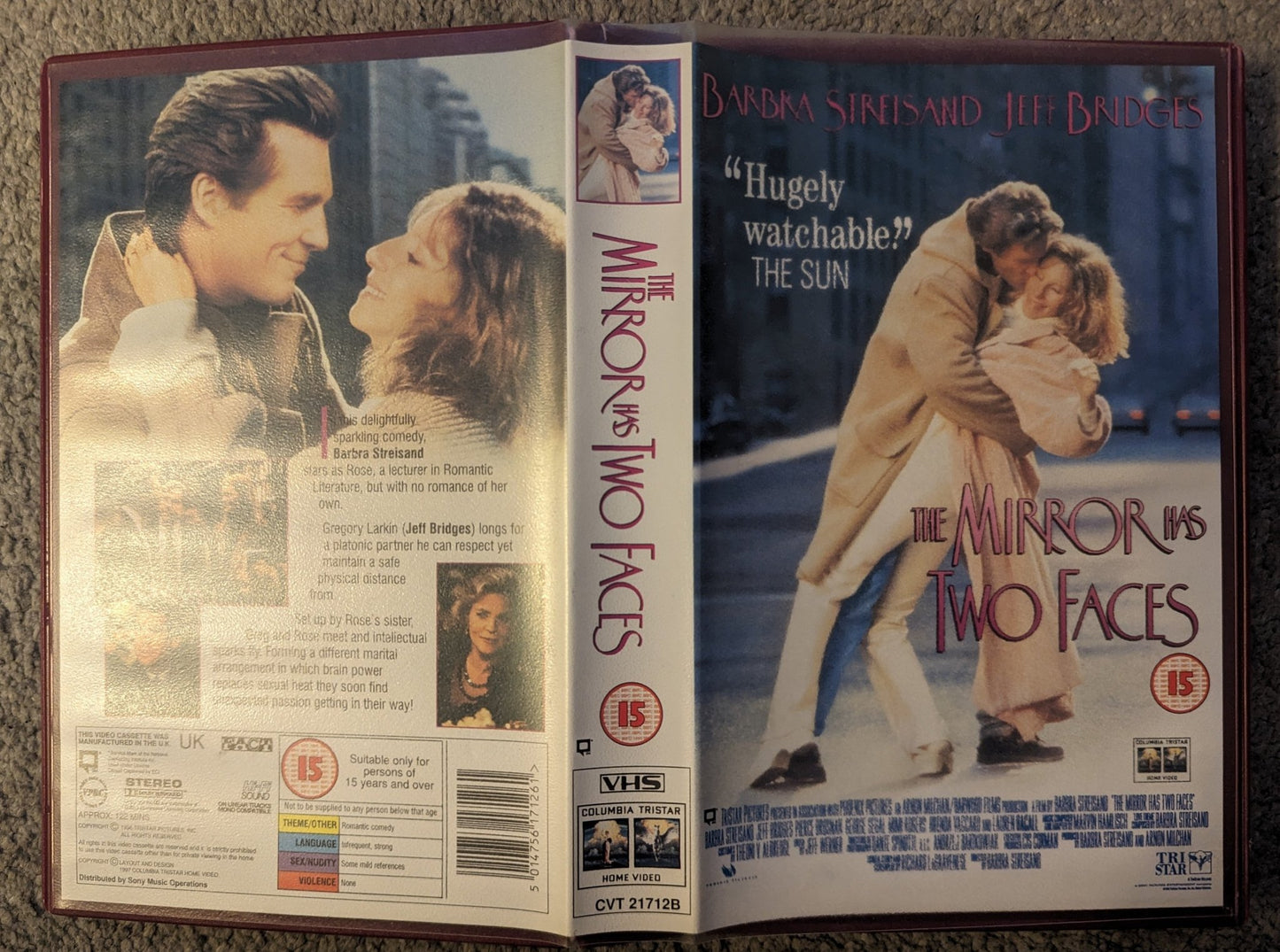 The Mirror Has Two Faces (1996) VHS Video Ex Rental - Flippin Retro Video Shop