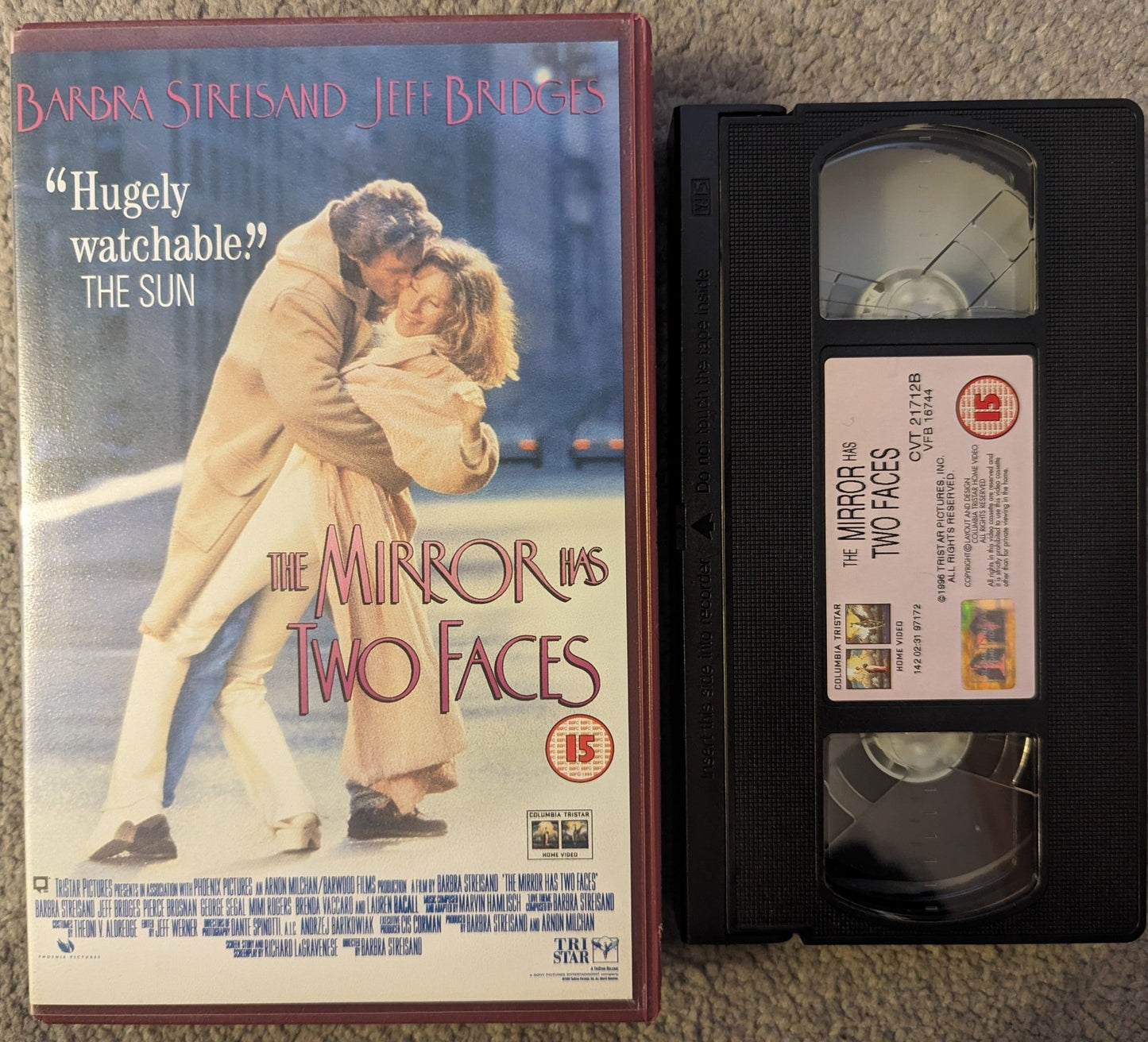 The Mirror Has Two Faces (1996) VHS Video Ex Rental - Flippin Retro Video Shop